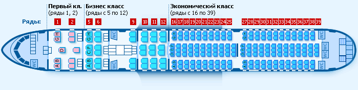 Boing 767-300 схема