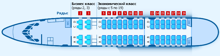 Tу-134 схема