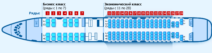 Ту-154 схема